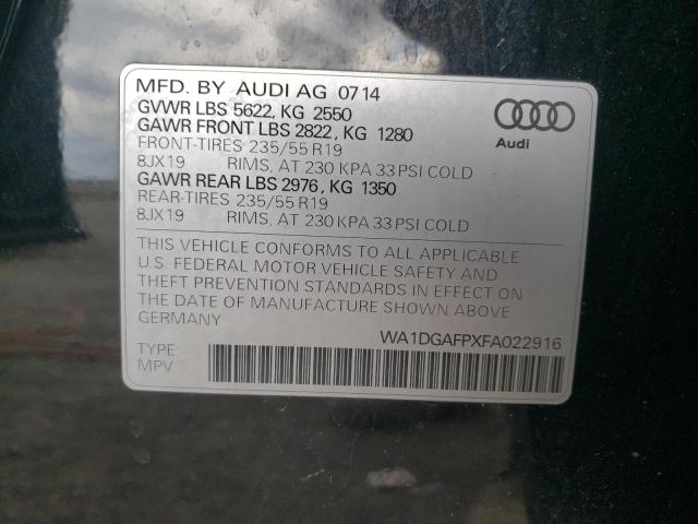 WA1DGAFPXFA022916 Audi Q5 Premium Plus