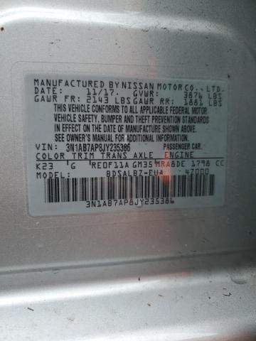 3N1AB7AP8JY235386 Nissan SENTRA S