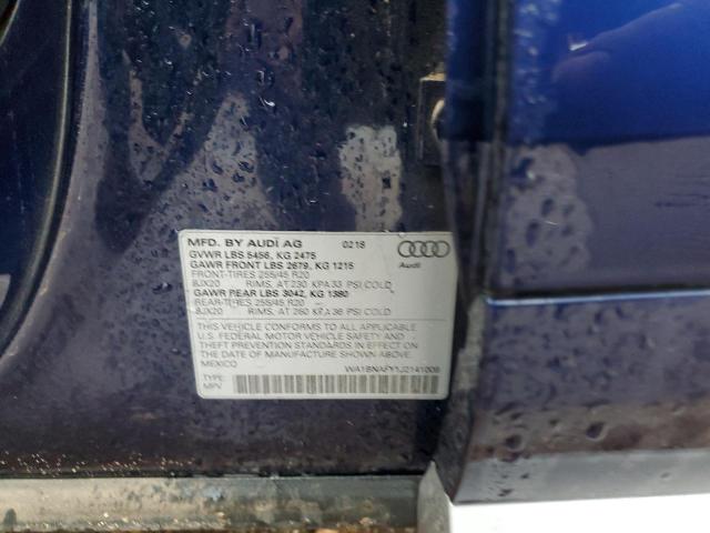 WA1BNAFY1J2141009 Audi Q5 Premium Plus