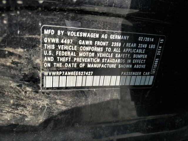 WVWRP7AN6EE527427 Volkswagen CC LUXURY