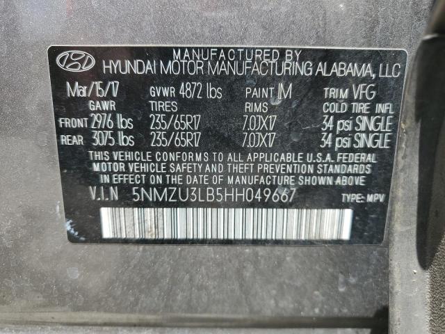5NMZU3LB5HH049667 Hyundai SANTA FE SPORT