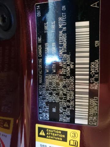 2T2BC1BA8FC004965 Lexus RX 450H
