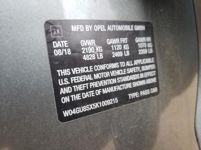 W04GU8SX5K1009215 Buick Regal Tourx Preferred
