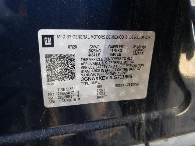 3GNAXKEV2LS711896 Chevrolet EQUINOX LT