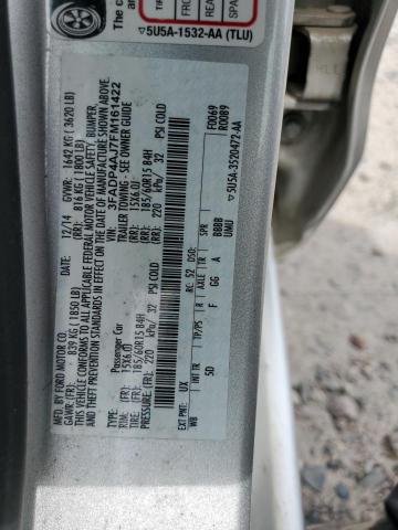 3FADP4AJ7FM161422 Ford FIESTA S