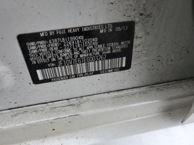 JF1GV7E67EG003262 Subaru Impreza Wrx