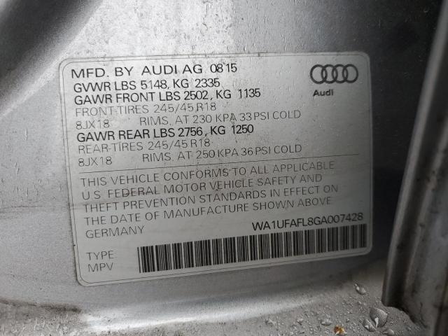 WA1UFAFL8GA007428 Audi A4 Allroad Premium Plus