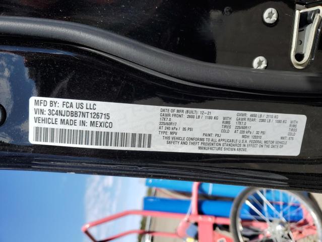 3C4NJDBB7NT126715 Jeep Compass Latitude