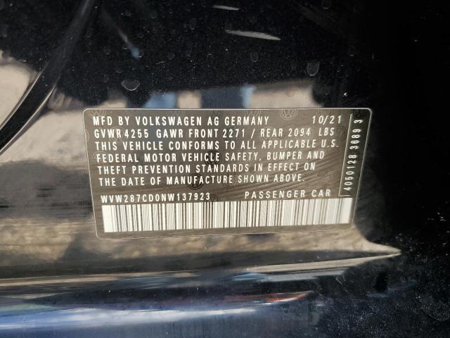 WVW287CD0NW137923 Volkswagen GTI SE