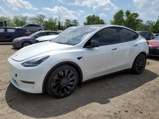2021 Tesla Model Y მანქანა იყიდება აუქციონზე, vin: 5YJYGDEF1MF252477, აუქციონის ნომერი: 52663454