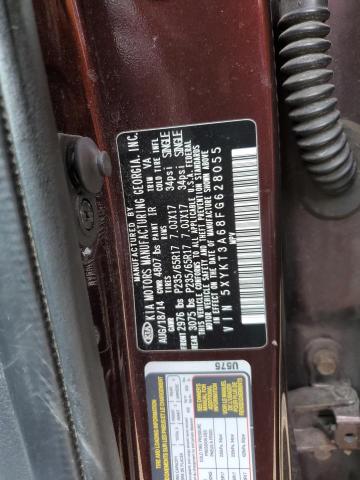 5XYKT3A68FG628055 KIA SORENTO LX