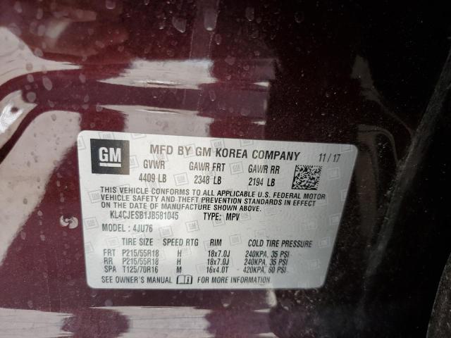 KL4CJESB1JB581045 Buick Encore Preferred