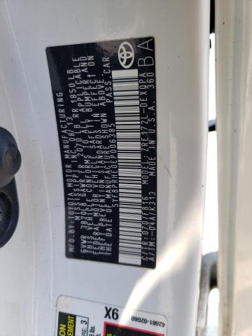 5YFBPRHE0EP006385 Toyota Corolla Eco