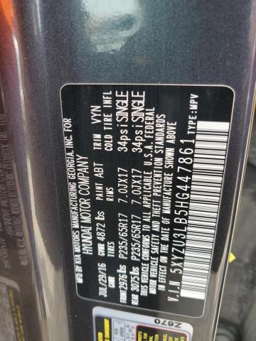 5XYZU3LB5HG447861 Hyundai SANTA FE SPORT