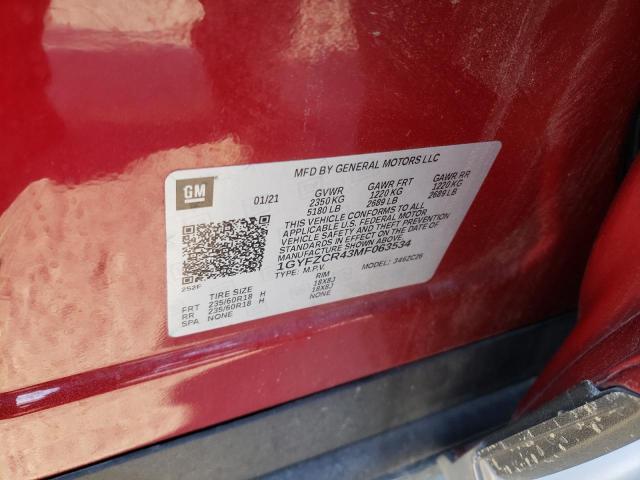 1GYFZCR43MF063534 Cadillac Xt4 Premium Luxury
