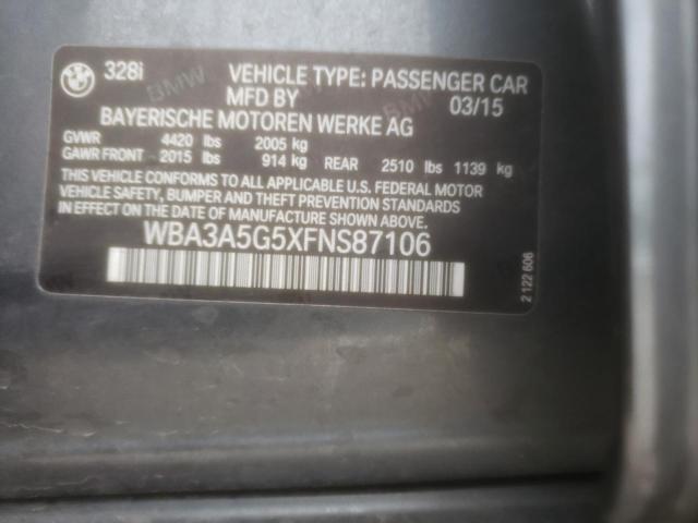 WBA3A5G5XFNS87106 BMW 328 I