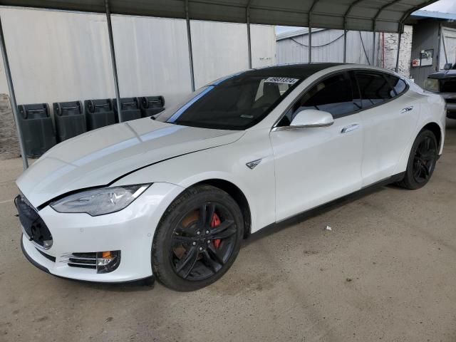2015 Tesla Model S მანქანა იყიდება აუქციონზე, vin: 5YJSA1E22FF106482, აუქციონის ნომერი: 49831374