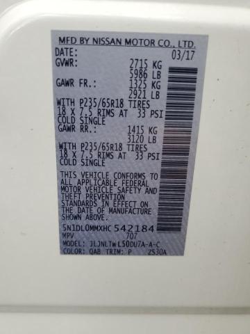 5N1DL0MMXHC542184 Infiniti QX60