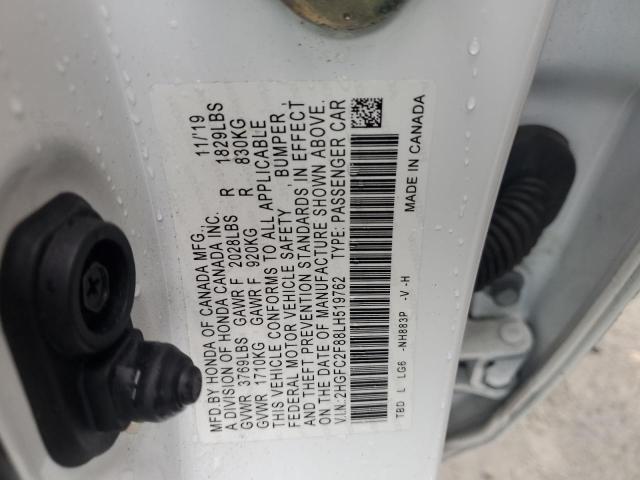 2HGFC2F88LH519762 Honda Civic Sport