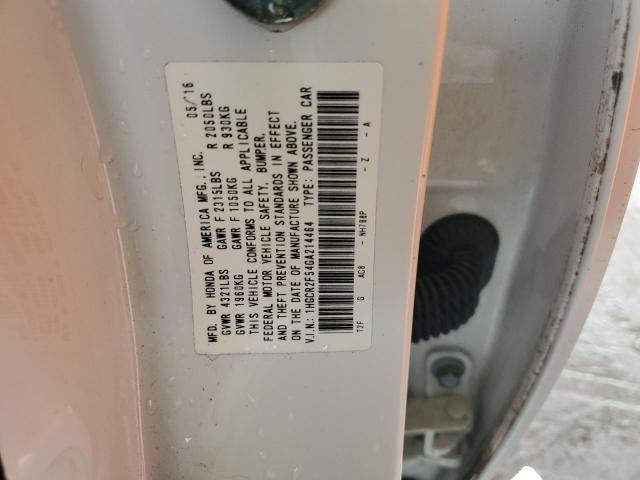 1HGCR2F54GA214464 Honda Accord Sport