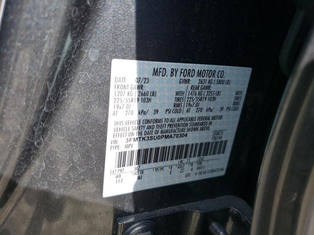 3FMTK3SU0PMA70304 Ford Mustang Mach-e Premium