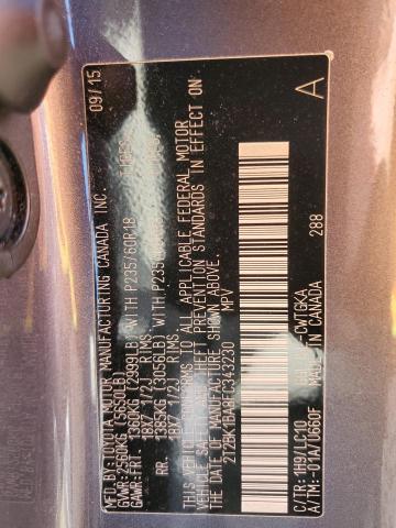 2T2BK1BA8FC343230 Lexus Rx 350 Base