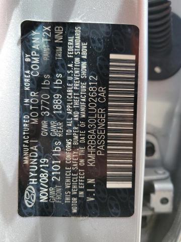 KMHRB8A30LU026812 Hyundai Venue Se