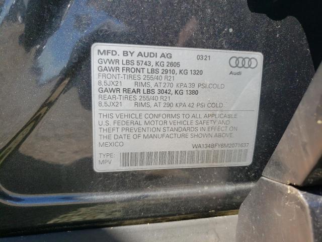WA134BFY6M2071637 Audi Sq5 Sportback Prestige