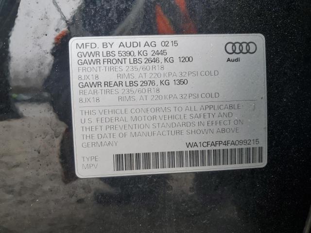 WA1CFAFP4FA099215 Audi Q5 PREMIUM