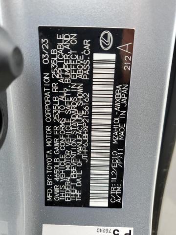 JTHP6JBHXP2156162 Lexus Ux 250h Premium