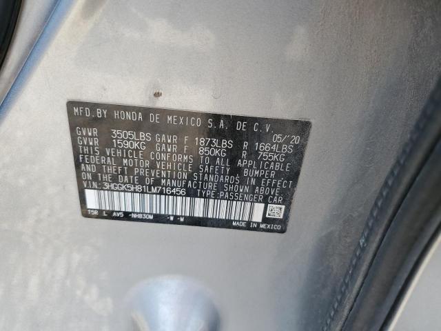 3HGGK5H81LM716456 Honda FIT EX