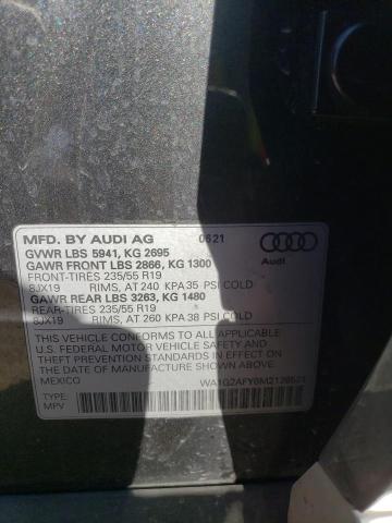 WA1G2AFY8M2128521 Audi Q5 E Premium