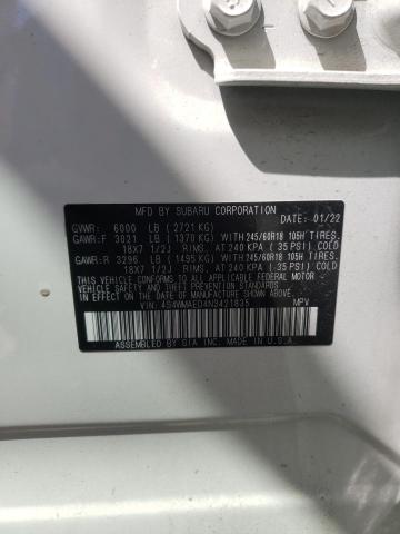 4S4WMAED4N3421835 Subaru Ascent Premium