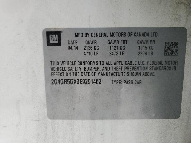 2G4GR5GX3E9291462 Buick Regal Premium