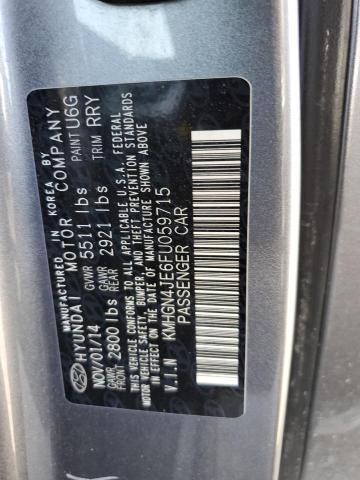 KMHGN4JE6FU059715 Hyundai Genesis 3.8l