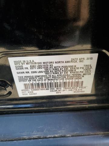 4A4AP3AW0FE033363 Mitsubishi Outlander Sport Es