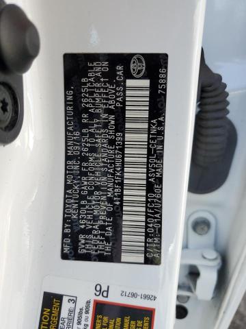 4T1BF1FK4HU671399 Toyota CAMRY LE