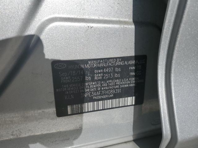 5NPE34AF7FH089391 Hyundai Sonata Sport