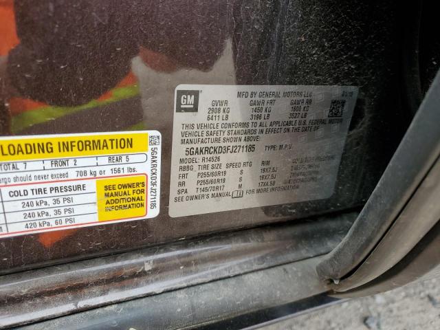 5GAKRCKD3FJ271185 Buick Enclave