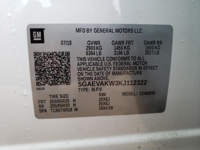 5GAEVAKW3KJ112322 Buick Enclave Essence
