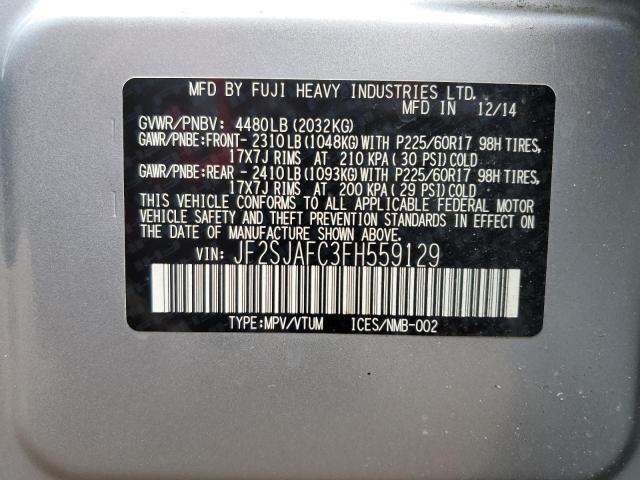 JF2SJAFC3FH559129 Subaru Forester 2.5i Premium