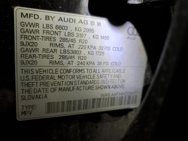 WA1LAAF74HD034171 Audi Q7 Premium Plus
