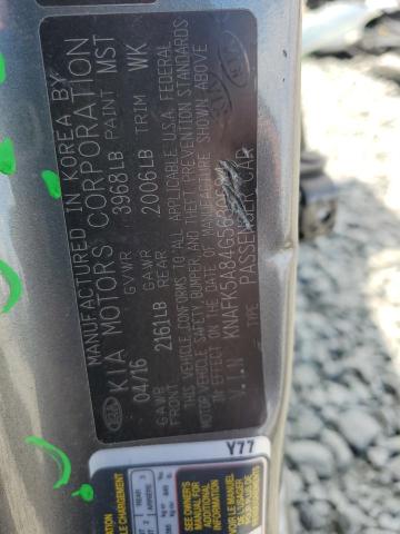 KNAFK5A84G5630684 KIA FORTE LX