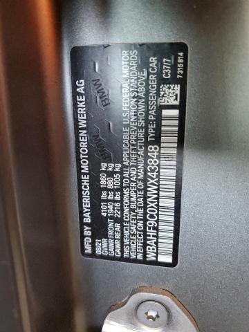 WBAHF9C0XNWX43848 BMW Z4 M40I