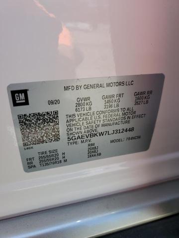 5GAEVBKW7LJ312448 Buick Enclave Premium
