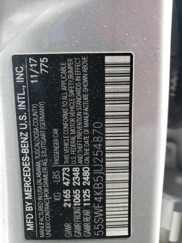 55SWF4KB5JU254870 Mercedes-Benz C 300 4matic