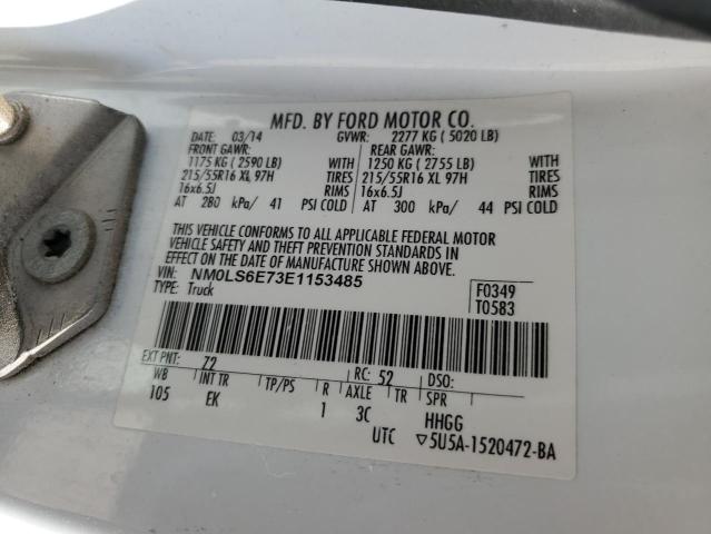NM0LS6E73E1153485 Ford Transit Connect Xl