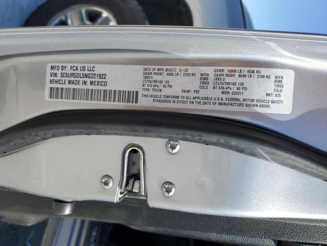 3C6UR5DL5NG221922 RAM 2500 Big Horn/lone Star