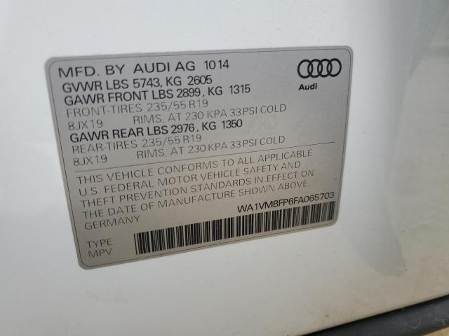 WA1VMBFP6FA065703 Audi Q5 Tdi Prestige