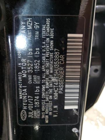 KMHCT4AE5HU353887 Hyundai ACCENT SE